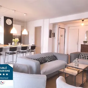  Apartamento Standing, 3 Chambres, Clim Et Garage Priv Proche Panier Et Terrasses Port Francia
